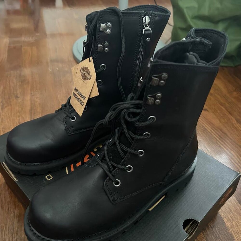 *NEVER WORN* HARLEY-DAVIDSON Women's Motorcycle Black Boots